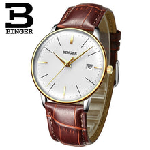 Load image into Gallery viewer, New BINGER Mechanical Watch Men Brand Luxury Men's Automatic Watches Sapphire Wrist Watch Male Waterproof Reloj Hombre B5078M-5