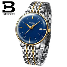 Load image into Gallery viewer, New BINGER Mechanical Watch Men Brand Luxury Men&#39;s Automatic Watches Sapphire Wrist Watch Male Waterproof Reloj Hombre B5078M-5