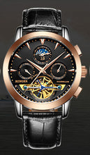 Load image into Gallery viewer, Switzerland luxury men's watch BINGER brand Tourbillion Mechanical Wristwatches Sapphire full stainless steel Clock Male B1188-6