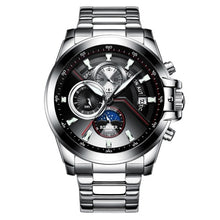 Load image into Gallery viewer, Switzerland BINGER Watch Men Luxury Brand Men Watches Moon Phase Luminous Watches Male waterproof Mechanical Wristwatches B1189