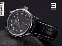 Load image into Gallery viewer, Wristwatches BINGER business Mechanical Wristwatches sapphire full stainless steel men's watches Water Resistant BG-0379