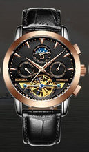 Load image into Gallery viewer, Switzerland luxury men's watch BINGER brand Tourbillion Mechanical Wristwatches Sapphire full stainless steel Clock Male B1188-6