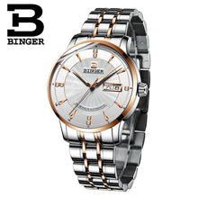 Load image into Gallery viewer, Switzerland BINGER Watch Men Luxury Brand Japan NH35A Auto Self-wind Mechanical Men's Watches Sapphire Wristwatch Male  B1176G-1