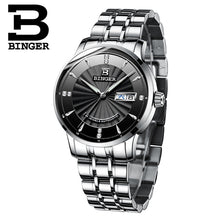 Load image into Gallery viewer, Switzerland BINGER Watch Men Luxury Brand Japan NH35A Auto Self-wind Mechanical Men's Watches Sapphire Wristwatch Male  B1176G-1