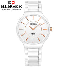 Load image into Gallery viewer, Switzerland luxury brand Male Wristwatches Binger Space ceramic quartz men's watch lovers style Water Resistant clock B8006B-5