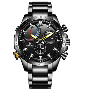 Luxury Brand Watch Men Switzerland BINGER Men Watches Automatic Mechanical Men Watch Sapphire Waterproof Energy display BS03-2