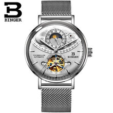 Load image into Gallery viewer, Switzerland Watch Men BINGER Automatic Mechanical Men Watches Luxury Brand Sapphire Relogio Masculino Waterproof Men Watch B-1-5
