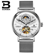 Load image into Gallery viewer, Switzerland Watch Men BINGER Automatic Mechanical Men Watches Luxury Brand Sapphire Relogio Masculino Waterproof Men Watch B-1-5