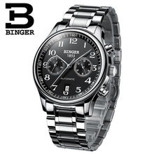 Load image into Gallery viewer, Switzerland Automatic Mechanical Men Watch Sapphire Binger Luxury Brand Watches Male Relogio Waterproof Men's Watches B-603-52
